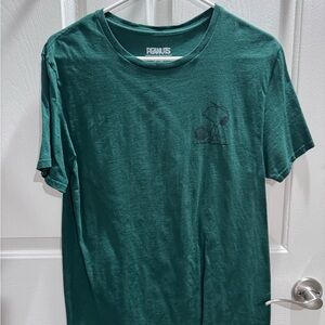Peanuts Green Short Sleeve Tee